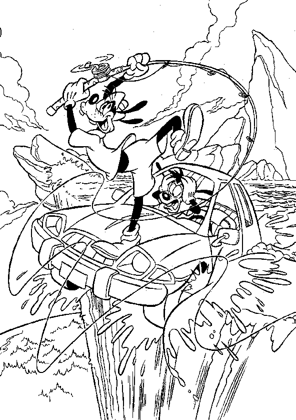 Goofy kolorowanki